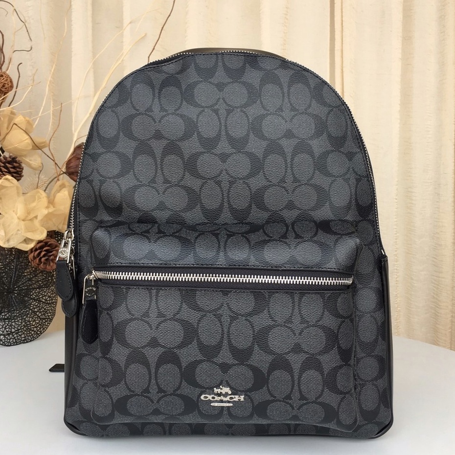 （Shopee live）58314-9 coach 58314 women's backpack travel bag with zipper closure  beibao