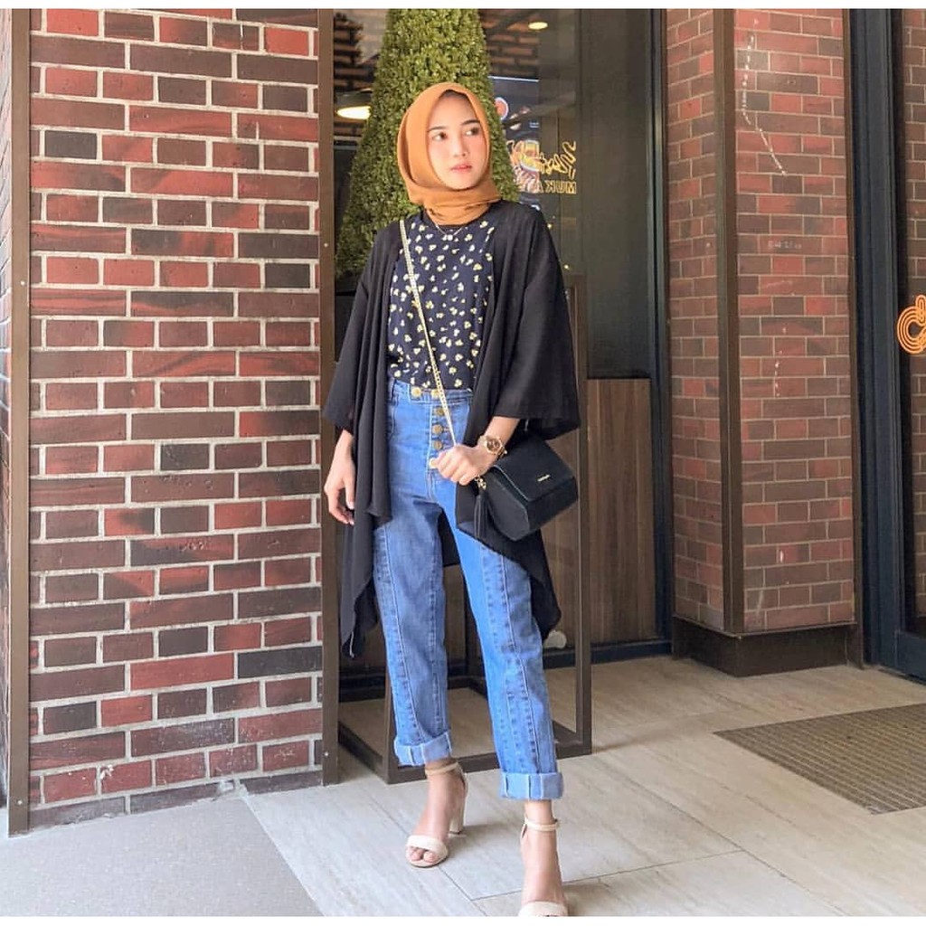 KANCING BAGGY WANITA CELANA JEANS BUTTON PANJANG Shopee KANCING BAGGY WANITA CELANA JEANS BUTTON PANJANG Shopee