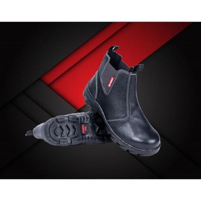 SEPATU SAFETY RED PARKER S183 / SEPATU SAFETY PROYEK RED PARKER S183 ORIGINAL UKURAN 44 45 /SEPATU S