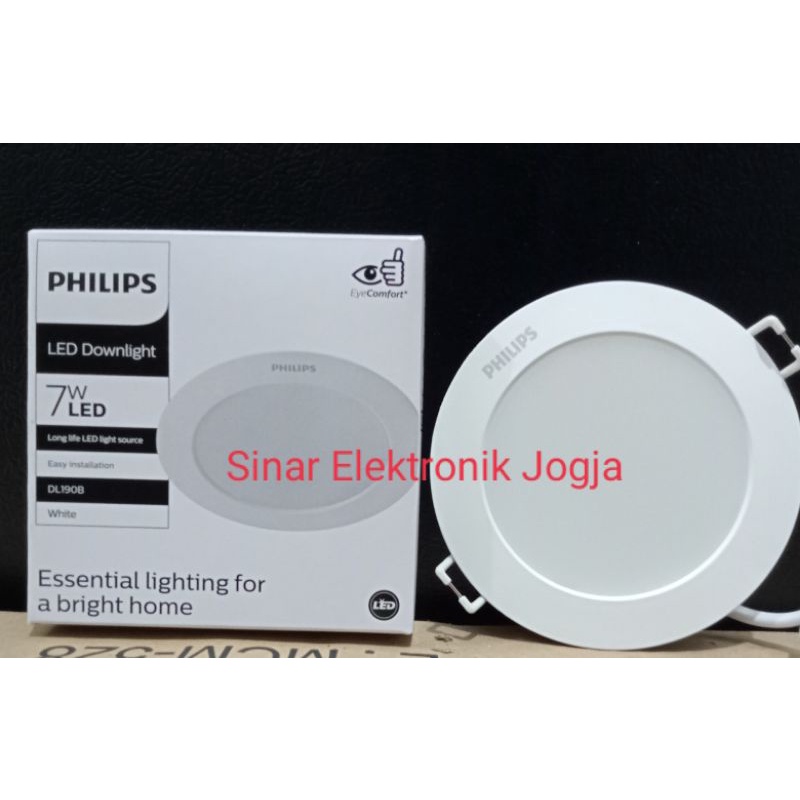 DOWNLIGHT GEN2 DL 190B 7W 7 W Watt 4INCH 4&quot; ASLI PHILIPS BERGARANSI