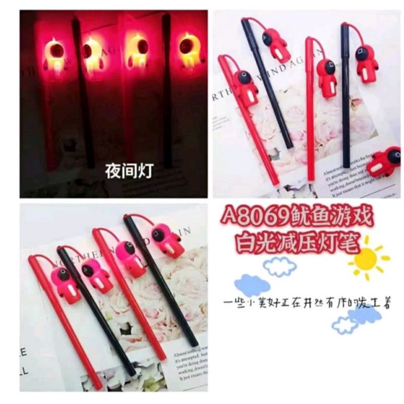 

pulpen nyala lampu SQUID GAME (1pcs)