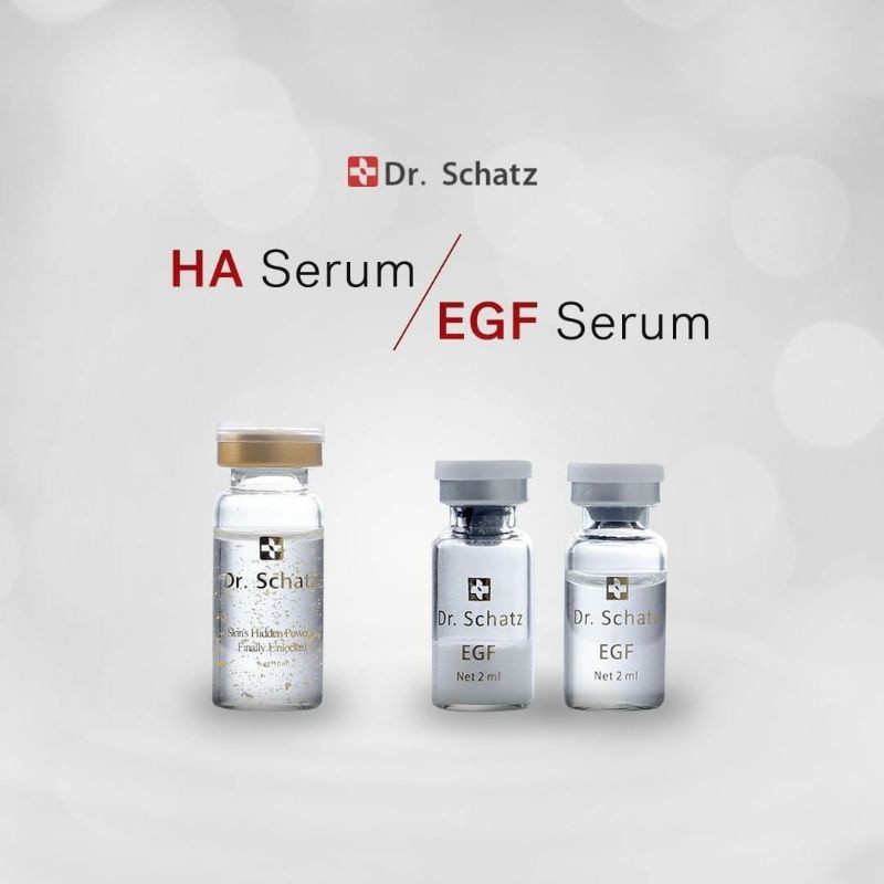 [100% ORIGINAL] Dr. Schatz EGF / HA Serum Anti Aging Jerawat Bopeng