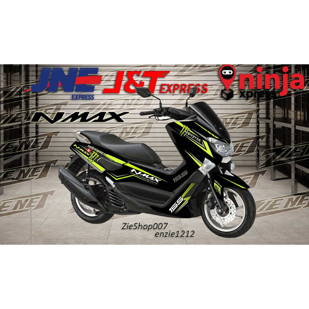 Decal Monster Energy Yamaha Nmax Full body