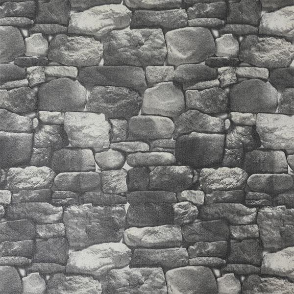 Wallpaper Walpaper Walpeper Dinding 3D Kamar Tidur Foam Murah 70 x 77 cm r Stiker Bata Putih 3MM-BATU BULAT HITAM