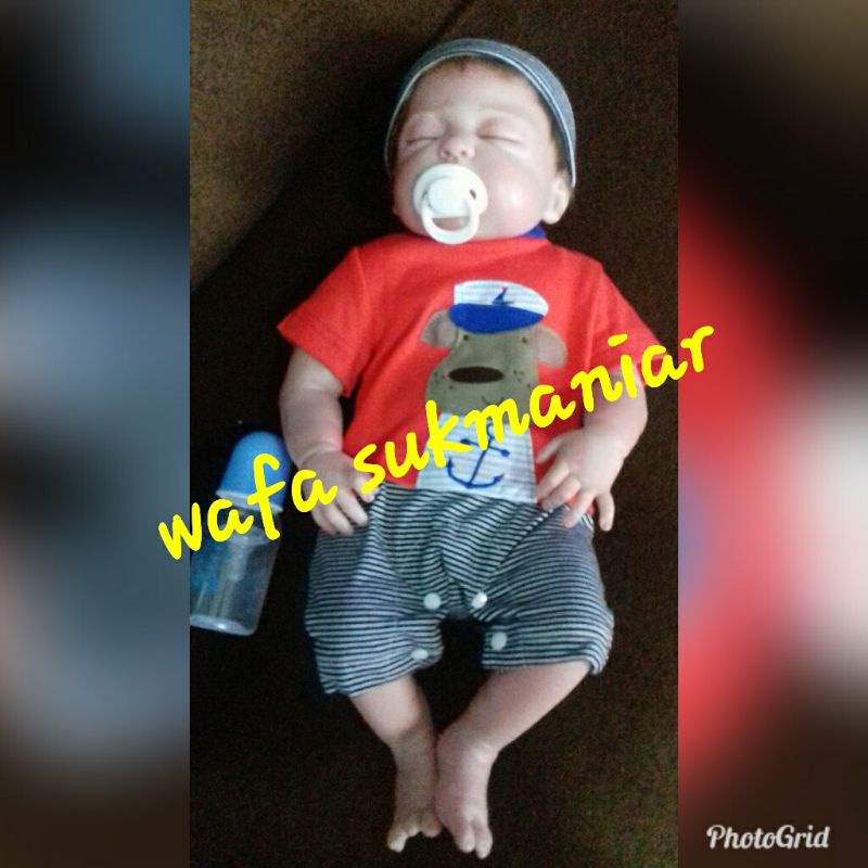 Boneka Bayi Full Body Cowok / Baby Reborn Doll / Reborn Baby