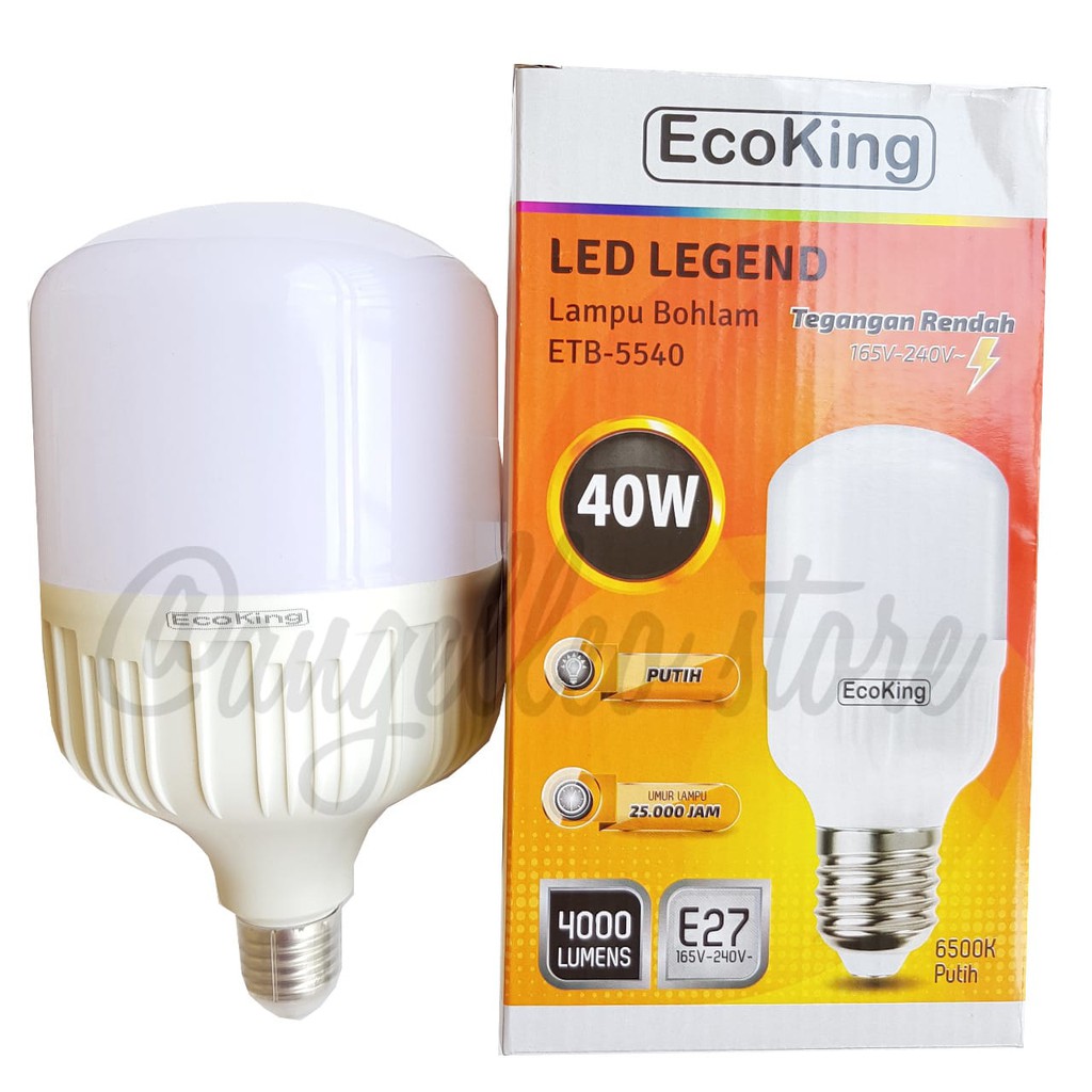Lampu LED EcoKing JUMBO/CAPSUL ~ 40 Watt ( Satuan )