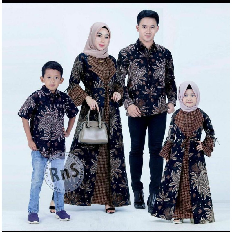 BATIK COUPLE KELUARGA / BATIK SARIMBIT M L XL XXL