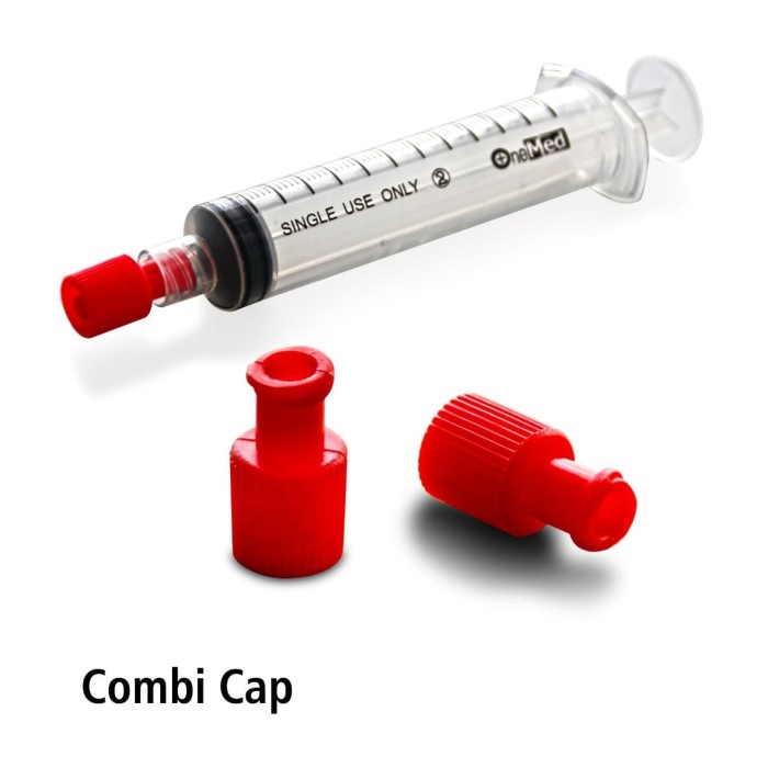 Combi Cap Steril Warna Merah Onemed Box Isi 100 OJ