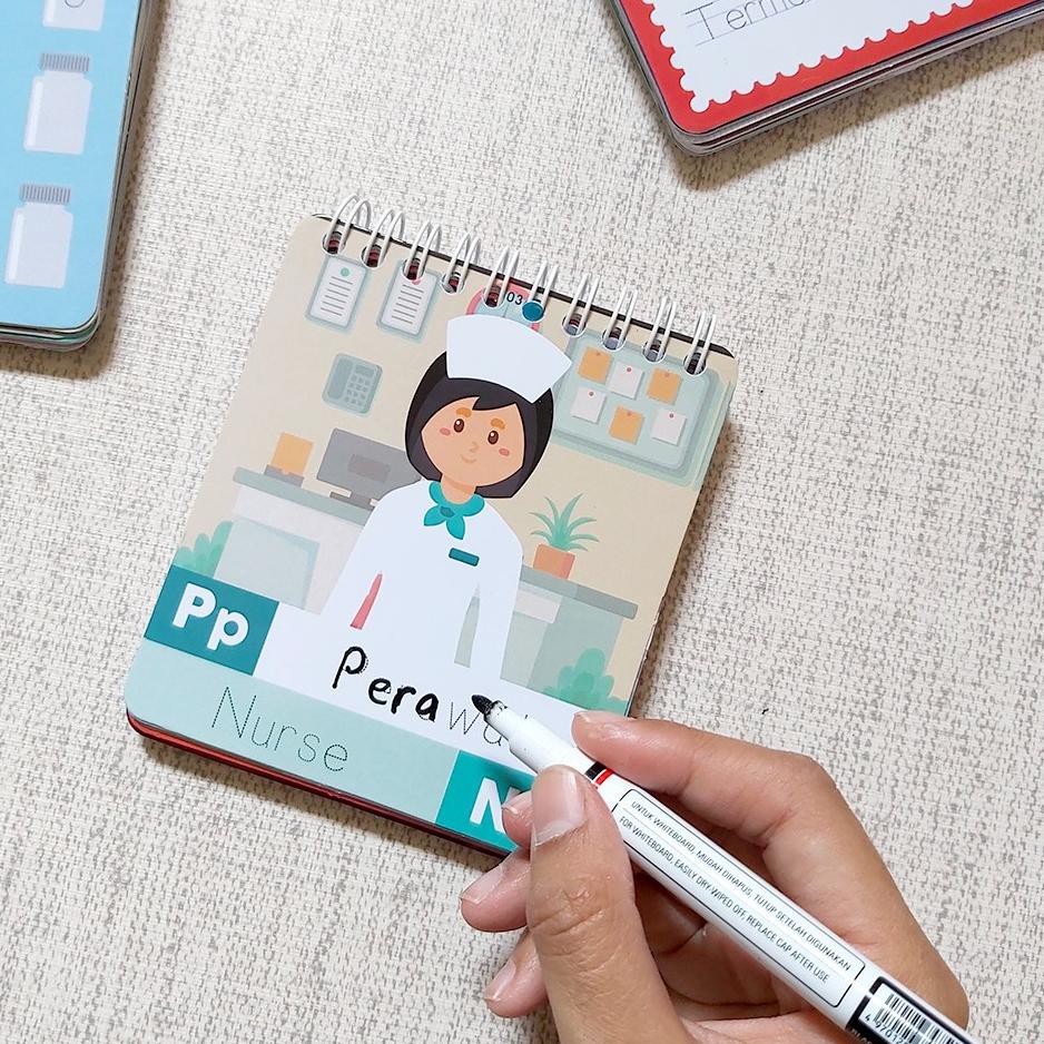 

[ART. 276478] Wipe And Clean Book Dunia Medis (FREE Spidol Boardmarker)