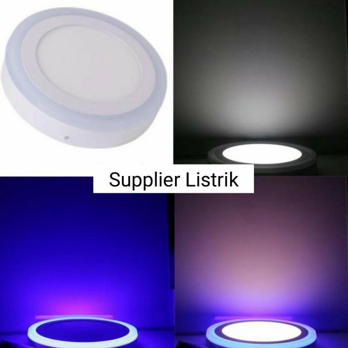 ] LAMPU PANEL DOWNLIGHT LED 12 + 4 WATT 2 WARNA OUTBOW