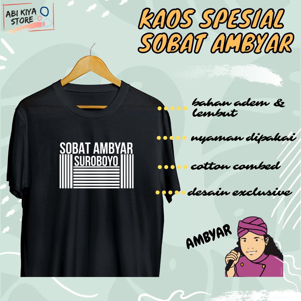 Baju Kaos Tshirt Distro Pria Wanita Cowok Cewek Kata Kata Murah Unik Lucu Jawa Sobat Ambyar Sby Shopee Indonesia Baju Kaos Tshirt Distro Pria Wanita Cowok Cewek Kata Kata Murah Unik Lucu Jawa Sobat Ambyar Sby Shopee Indonesia