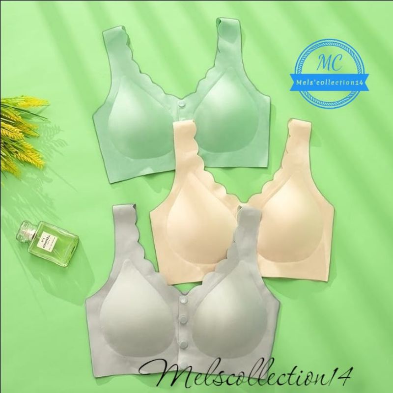 bra menyusui busa tanpa kawat 01 bh menyusui bra menyusui seamless bukaan tengah sport bra menyusui latex bra hamil breathable anti begah