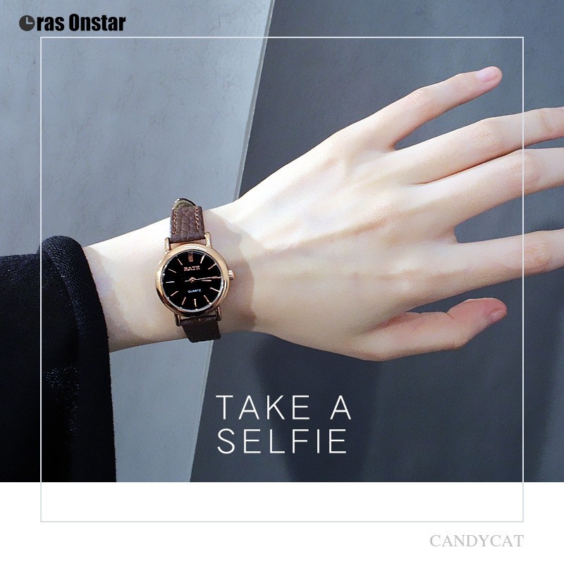 Jam Jm Tangan Tangn Wanita Perempuan Cewek Cewe Anti Air Unik Ker Ct329 Analog Fosil 626 Kulit / F J