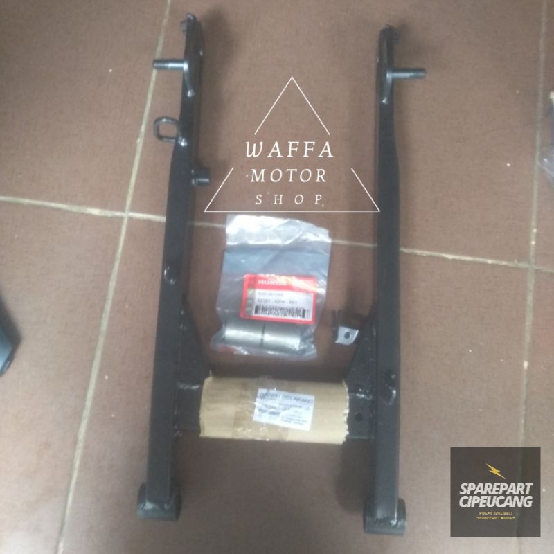 Fork swing arm arem garpu belakang supra x 125 new Doble disk cakram + Bosh