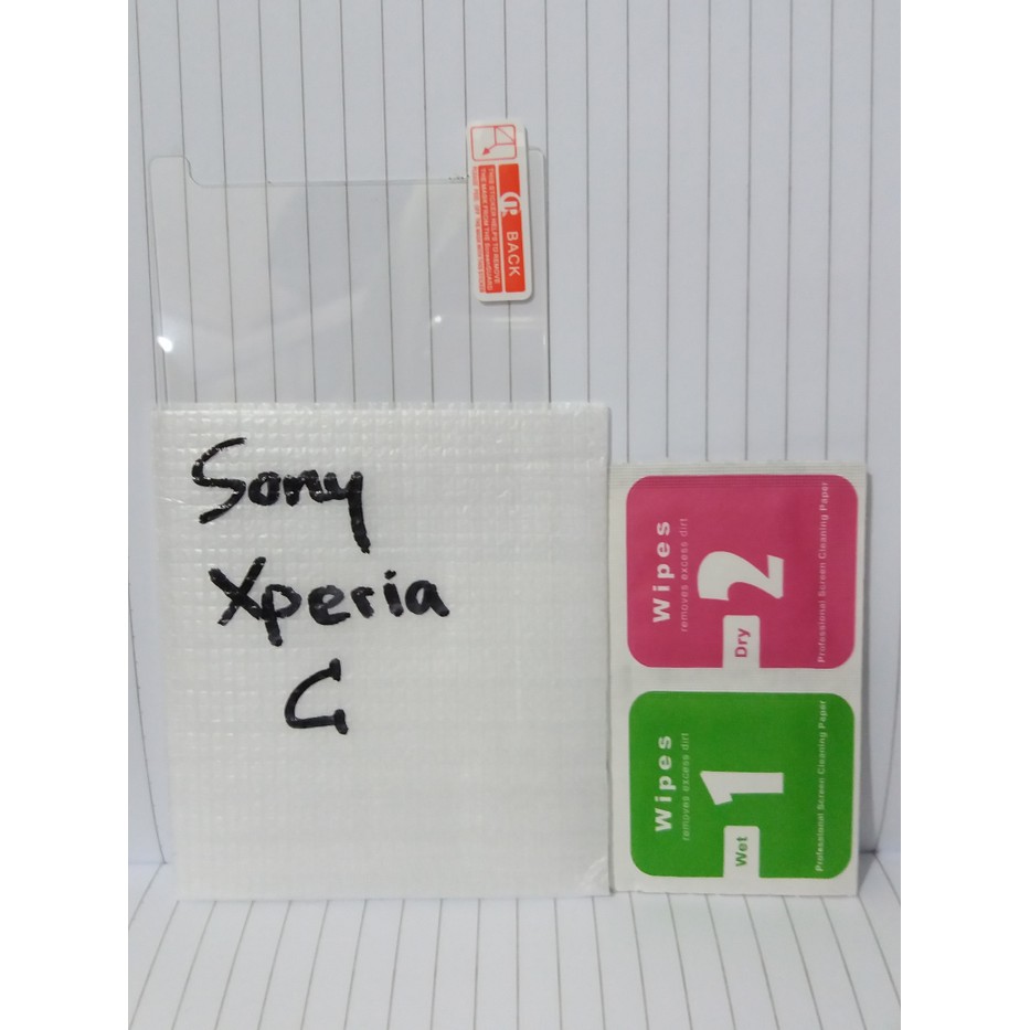 Tempered Gorilla Glass kaca Sony Xperia C murah