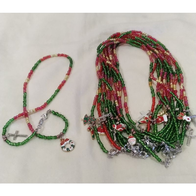 Strap Mask kalung Masker Christmas-Natal tali masker
