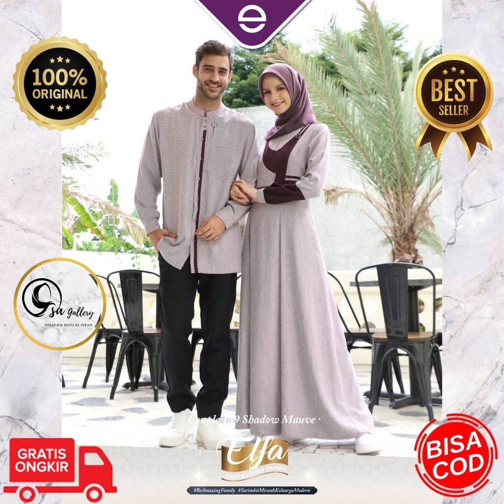 GAMIS KOKO ETHICA COUPLE 139 SHADOW MAUVE ( KAHFI 217 AYUMI 319 )