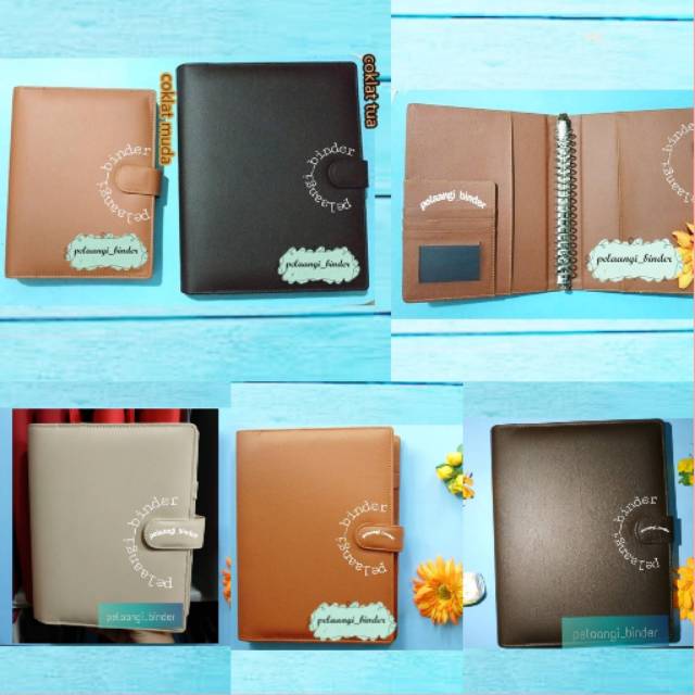 

Binder polos coklat