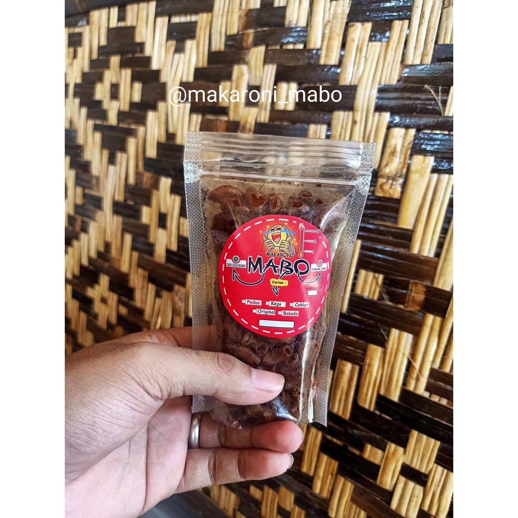 

Makaroni Mabo Rasa Coklat