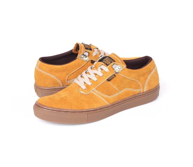 Sepatu Lokal Shoes Local Pride Cevany Gordon Low Cut Yellow Gum