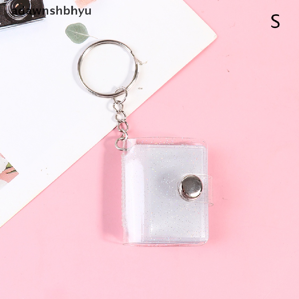 Album Foto adawnshbhyu 1/2inch PVC Sequin Name Card Holder 16kantong Foto Mini Pegang