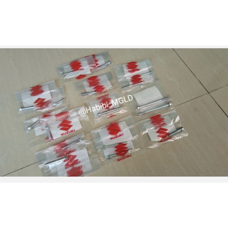 Baut baud blok bak kopling blok bak magnet Shogun R Shogun New 110 full set Original SGP