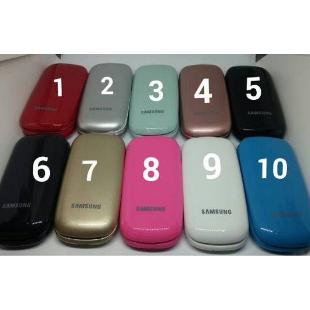 Casing Kesing  Case Samsung Fullset Lipat Caramel E1272 