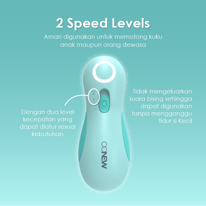 OONEW 2in1 Baby and Adults Nail Trimmer/Pengikir kuku bayi dan dewasa