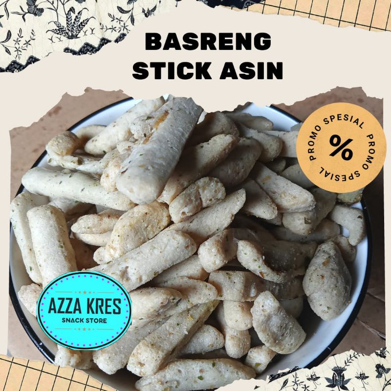 

Basreng Stick Asin Snack Kekinian - Azzakres