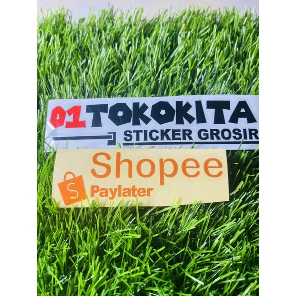 Sticker cutting shopeepaylater stiker cuting shopee paylater helm motor grosir