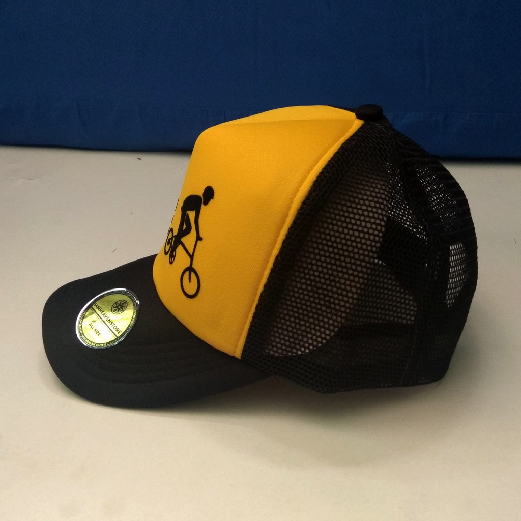 (BISA COD) TOPI SEPEDA LIPAT CYCLINGCAP FOLDING FOLD IN LOVE