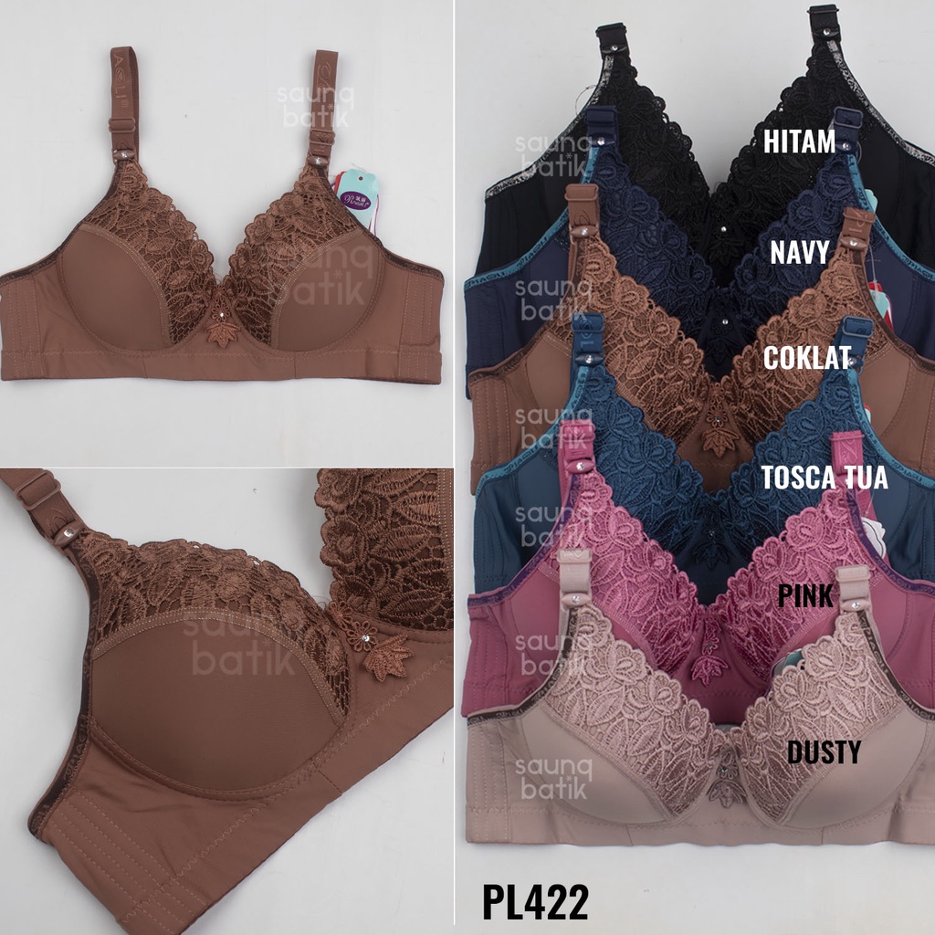 BH Piaoli PL422 PL705 [Size 36-42] BRA Wanita Tanpa Kawat
