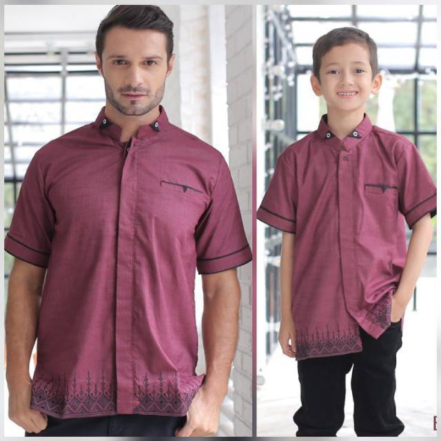 Koko Couple Original Ahzarayy Baju Lebaran 2020