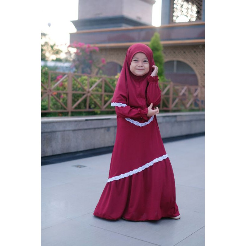 GAMIS ANAK ZHAFIRA USIA 2-7 TH PREMIUM