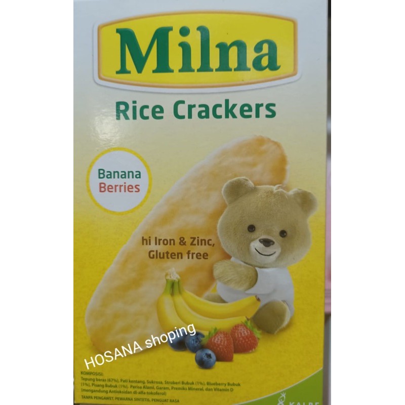 Milna Rice Crackers 20gr