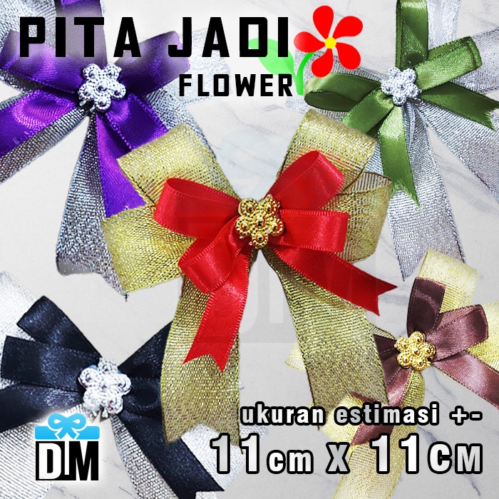 

PITA JADI hadiah bingkisan suvenir Kerajinan tangan Sudah dibuat dibentuk 11cm FLOWER Penghias Kado Finishing Handmade