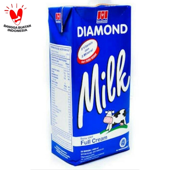 

Ee5041F10 Susu Uht Plain Diamond 1Ltr 6Gggdddv