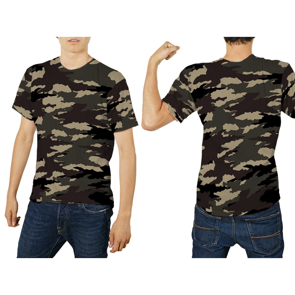 Kaos Army Loreng Pria | Kaos Army Loreng Lengan Pendek | Kaos Army Pria | Kaos Loreng Army