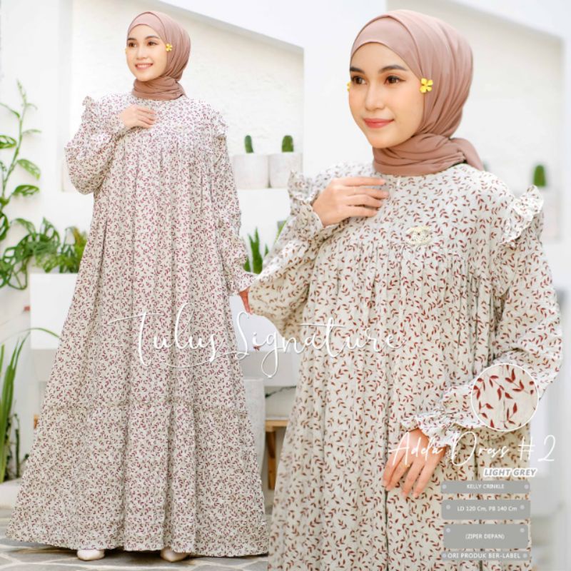 ADELA DRESS #2 BY TULUS SIGNATURE / DRESS WANITA MUSLIMAH / LD120