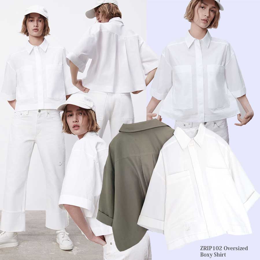 BLOUSE WANITA UNIQLO GU AIRY SHIRTS GU768 AIRY SHIRT-3