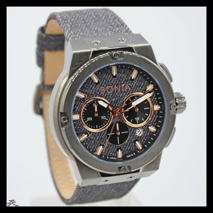 Indh Jam Bonia Pria Terbaru Original Sporty | Jam Bonia Cowok TERBATAS Kode 865