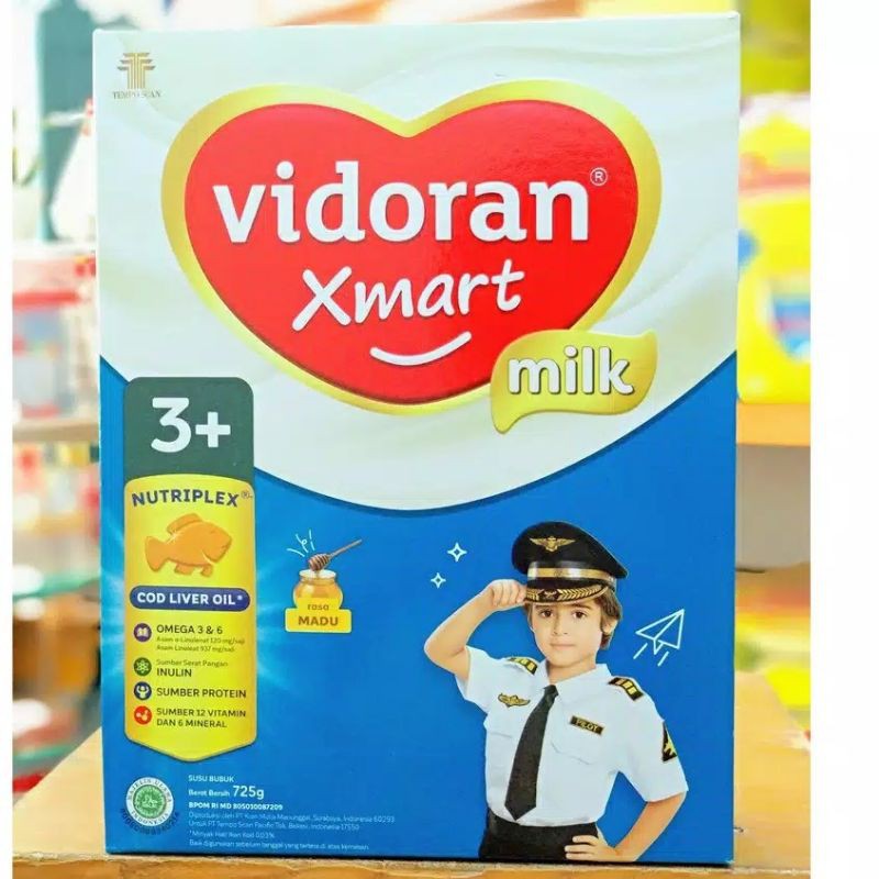 

vidoran susu rasa madu 725gram 3+