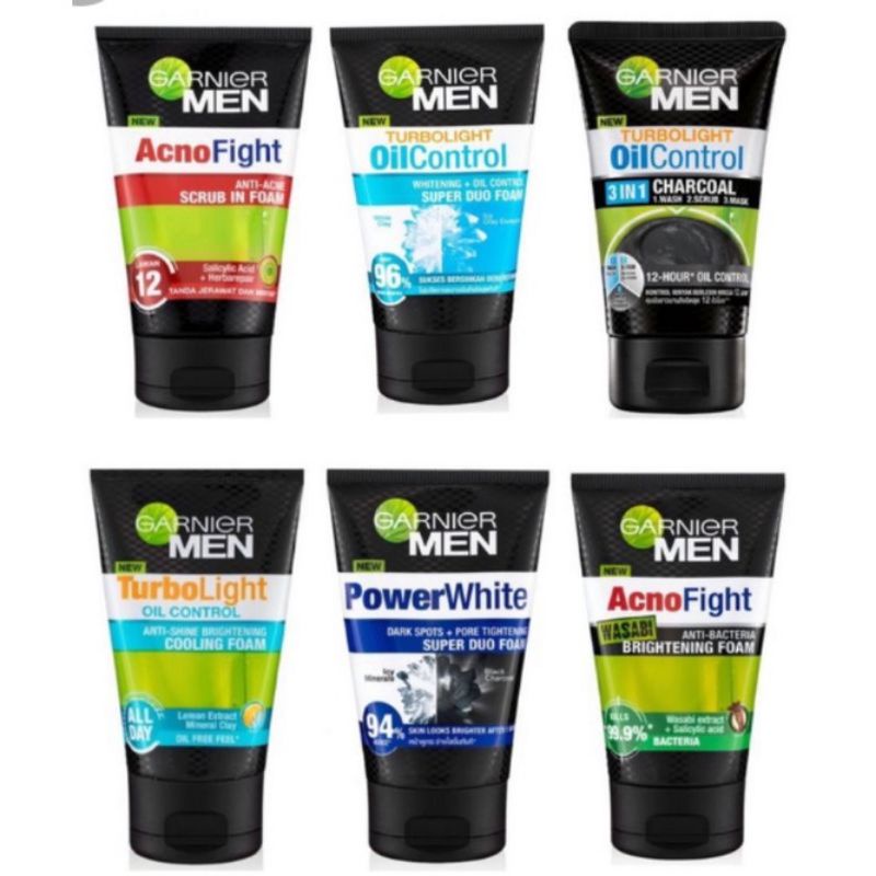 Garnier Men Facial Foam 100gr (besar)