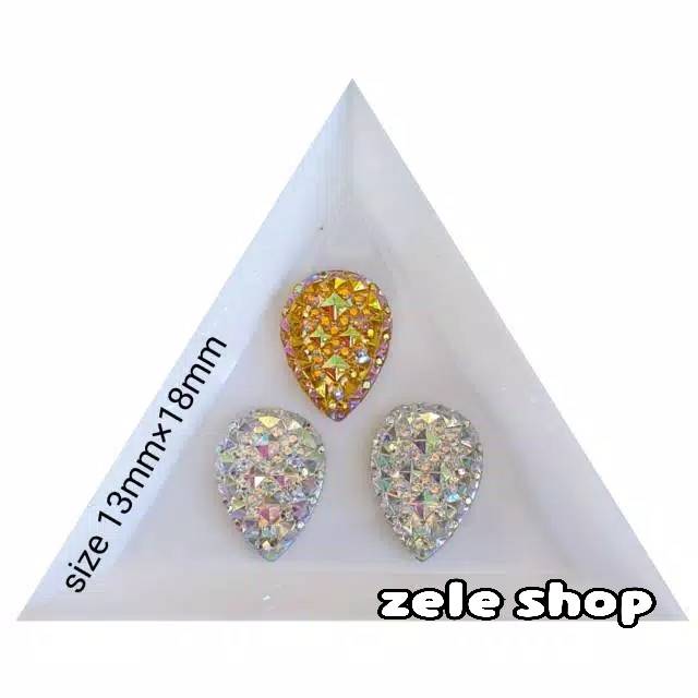 Etnic Tetes size 13mm x 18 mm / Pernak Pernik / Hiasan tasbih digital / hiasan baju