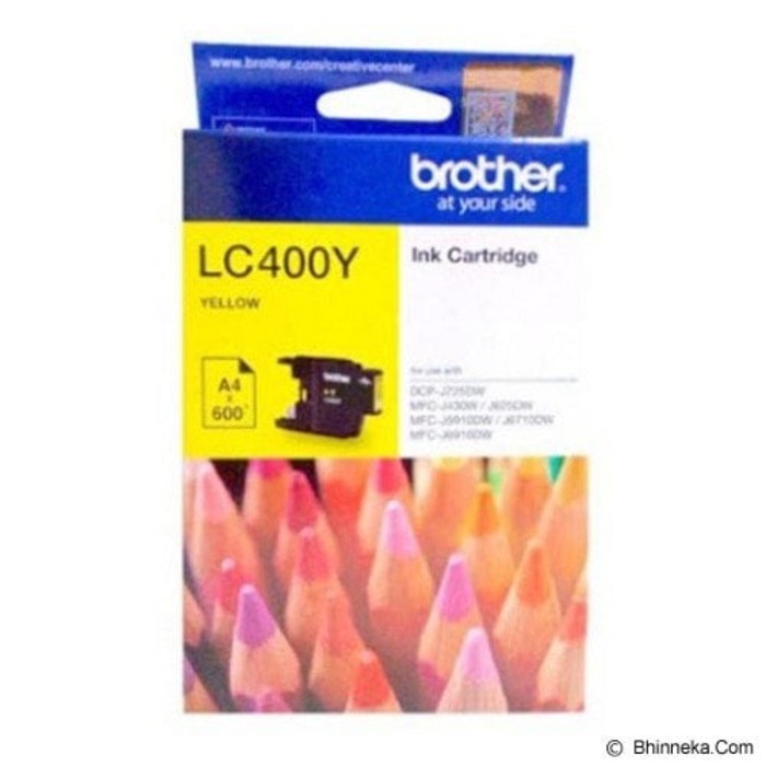 Tinta Brother LC 400 Y (Yellow)