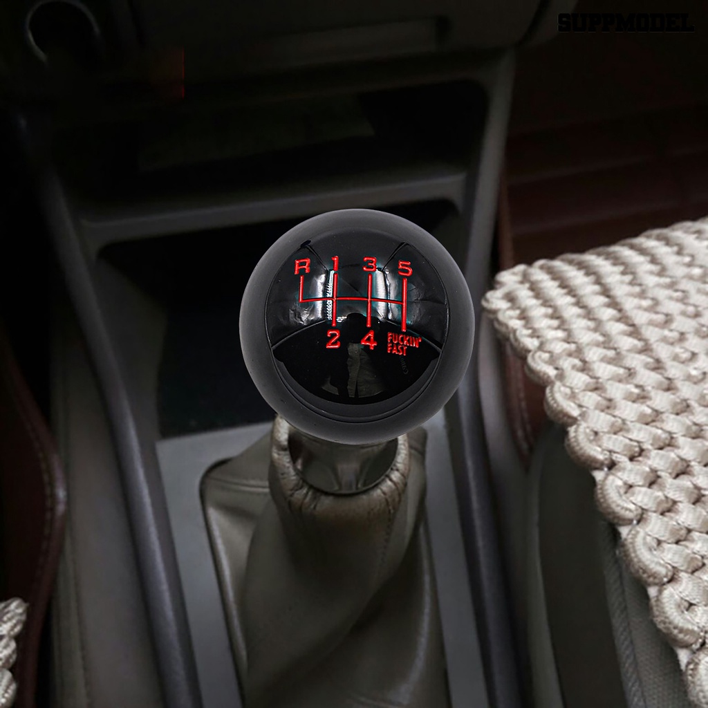 Suppmodel SK110 Knob Tuas Perseneling Mobil 5-kecepatan Bentuk Bola Bahan Akrilik