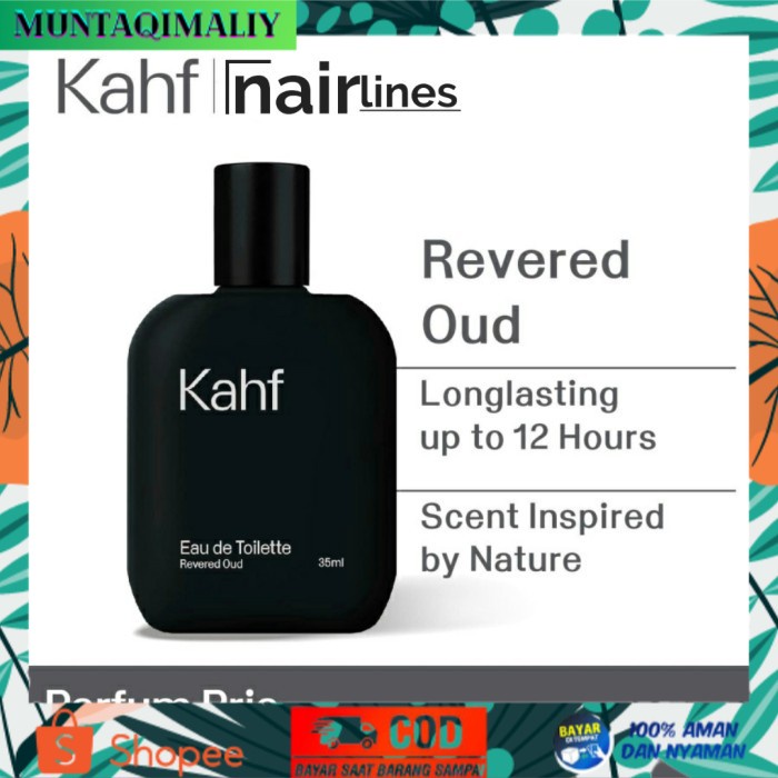 [TERBARU] Parfum EDT - Kahf Eau de Toilette 35 ml - EDT Hitam