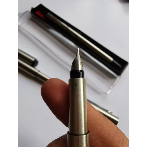 Pena kaligrafi, pena fountain parker, pena khot (gratis satu batang handam jambi)