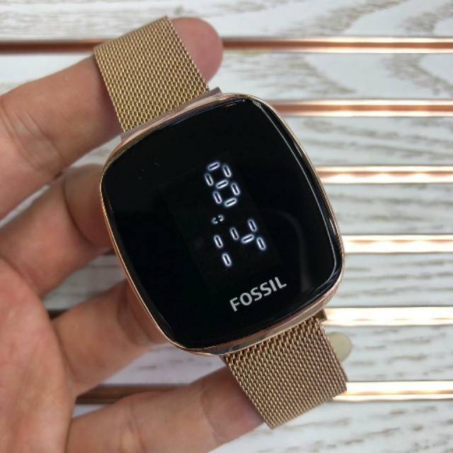 Jam tangan LED rantai pasir magnet