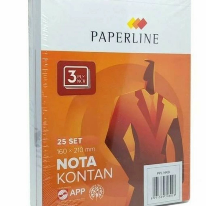 

Nota kontan 3 ply ncr paperline Besar / Nota 3ply Besar